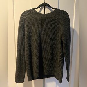 bp Charcoal Black Ribbed Knit Sweater